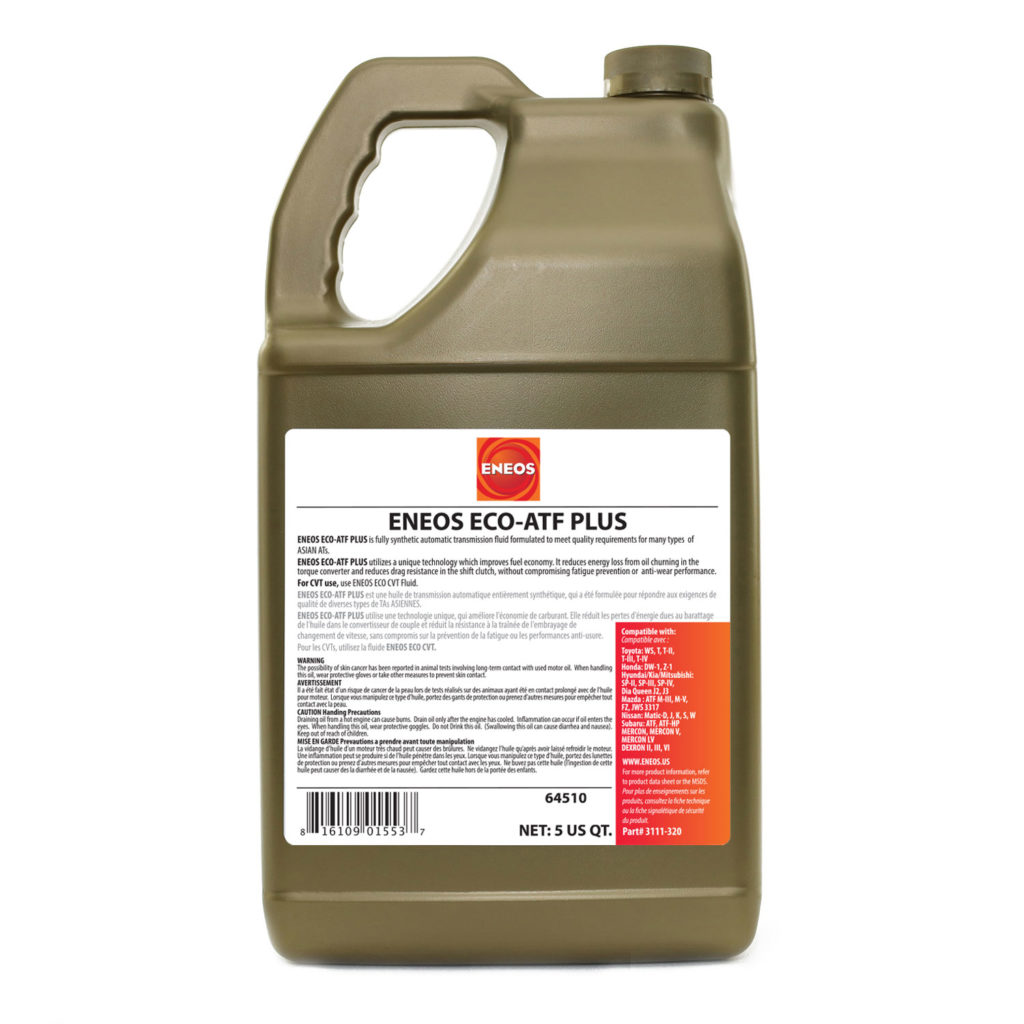 ENEOS ECO ATF PLUS TRANSMISSION FLUID