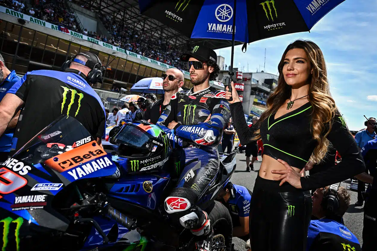 Rins at the starting grid, 2024 MotoGP France