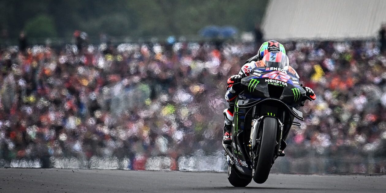 Álex Rins during practice, 2024 MotoGP France