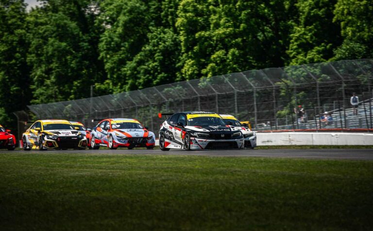 Karl Wittmer with pole position for the main race in the Pit+Paddock Civic Type R TCT, 2024 Mid-Ohio IMSA Michelin Pilot Challenge