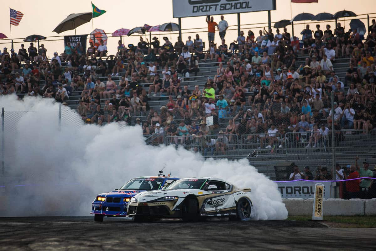 The battle between Aasbo and Shanahan was one for the books, Formula DRIFT New Jersey 2024