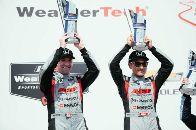 Team ENEOS scores its first podium of the season, 2024 IMSA Michelin Pilot Challenge Canada