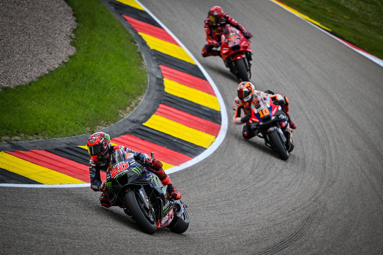 Quartararo battles the competition for P11, 2024 MotoGP Germany