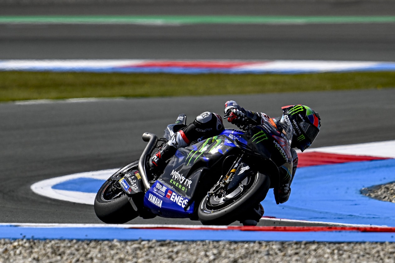 Rins during Qualifying, 2024 MotoGP Netherlands