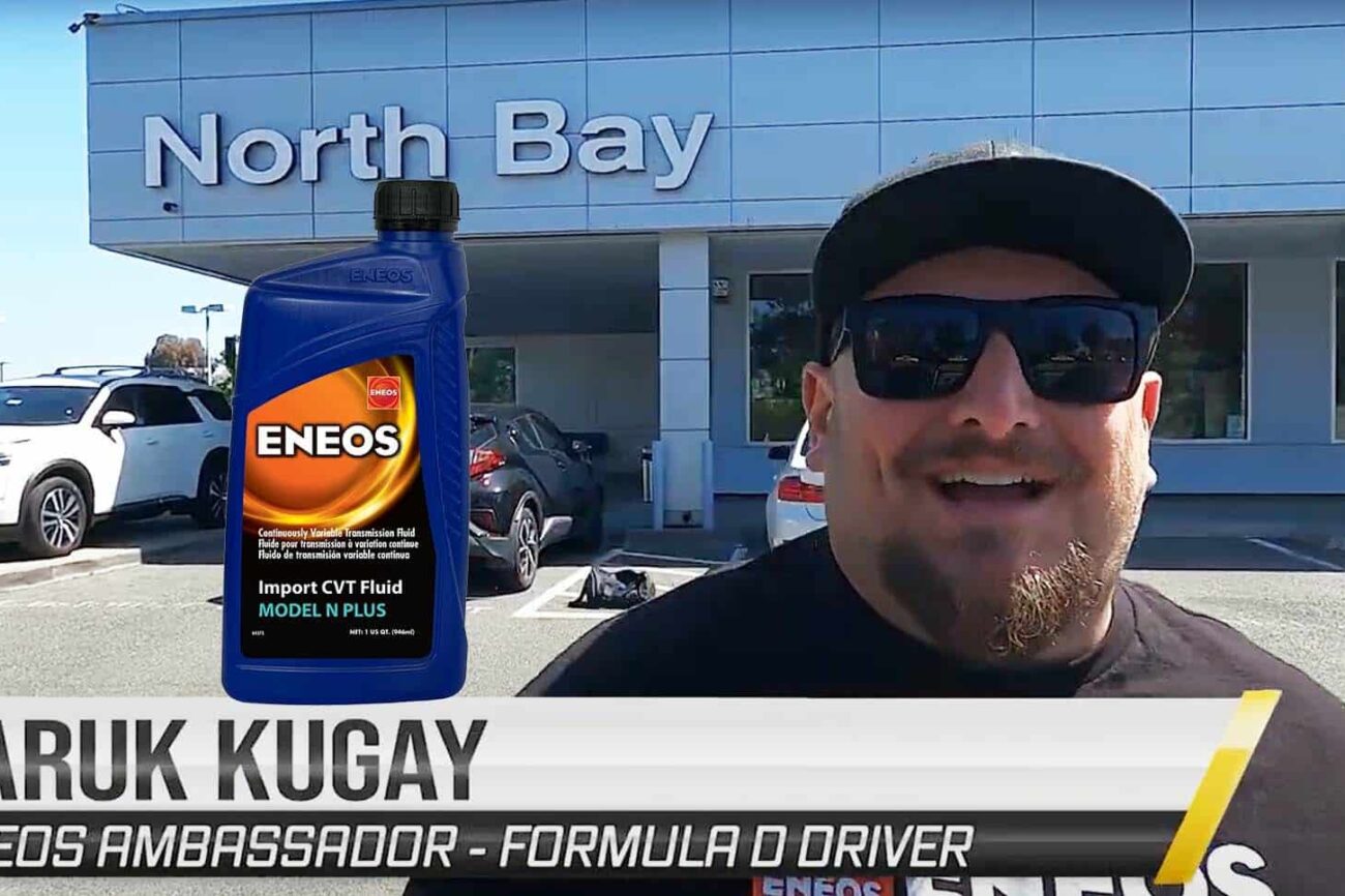 Faruk Kugay ENEOS Ambassador with ENEOS Product - Formula DRIFT driver at North Bay Nissan