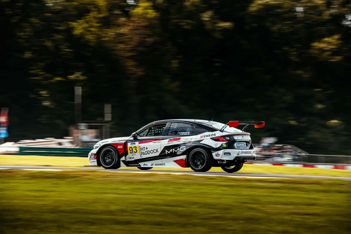 Yoshihara qualified P4, setting the team up for its first win with the Pit+Paddock Civic Type R TCR, 2024 IMSA Michelin Pilot Challenge VIRginia International Raceway