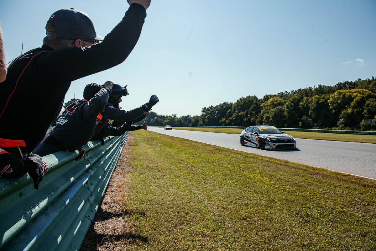 No better feeling than finishing P1, 2024 IMSA Michelin Pilot Challenge VIRginia International Raceway