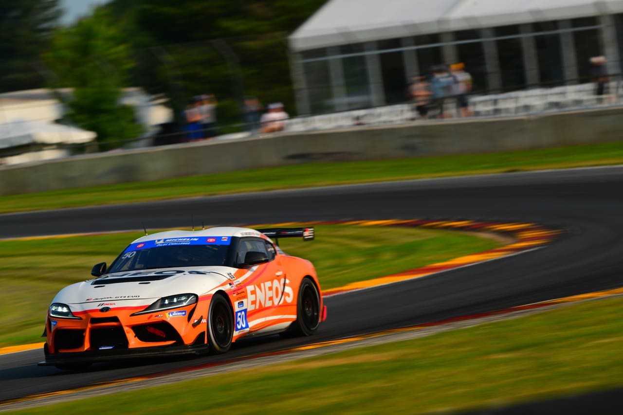 Hattori Motorsports had a commanding P2 up until the final 15 minutes of the race, 2024 IMSA Michelin Pilot Challenge Road America