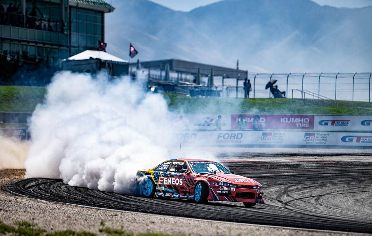 Faruk Kugay, DEVSPEED / ENEOS Motor Oil Nissan S14, 2024 Formula DRIFT Utah