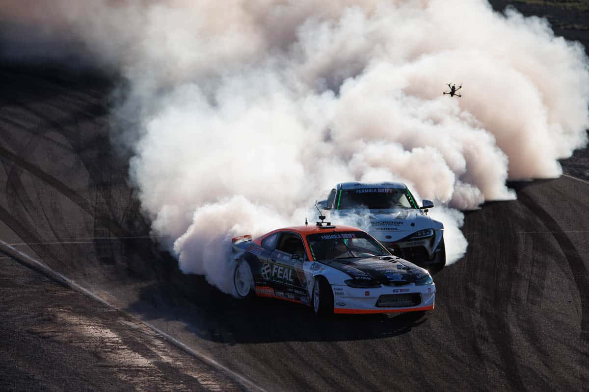 Bakchis faced Aasbo in the Final battle, 2024 Formula DRIFT Utah