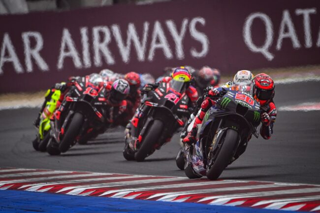 Fabio Quartararo battles a fierce pack to finish P7, 2024 MotoGP San Marino Italy