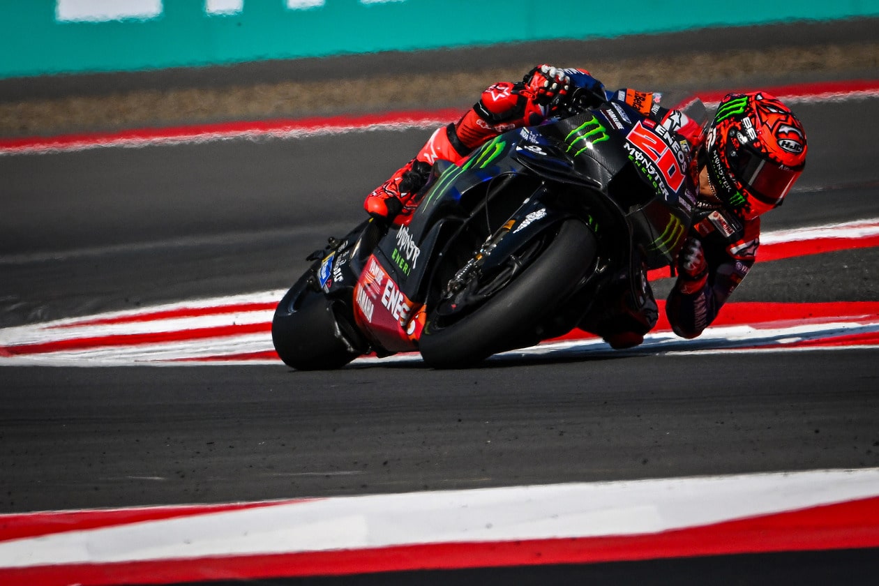 Fabio Quartararo on his Yamaha YZR-M1, 2024 MotoGP Indonesia