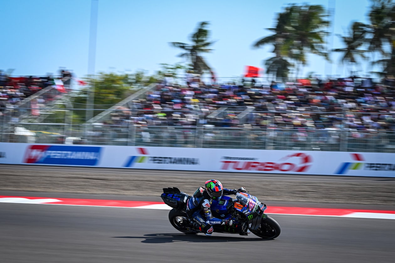 Álex Rins on his Yamaha YZR-M1, 2024 MotoGP Indonesia