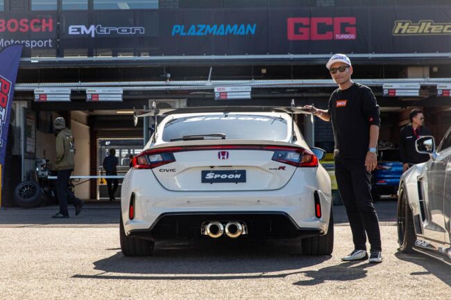 Dai Yoshihara with the JDMYard FL5 Civic Type R, 2024 World Time Attack Challenge