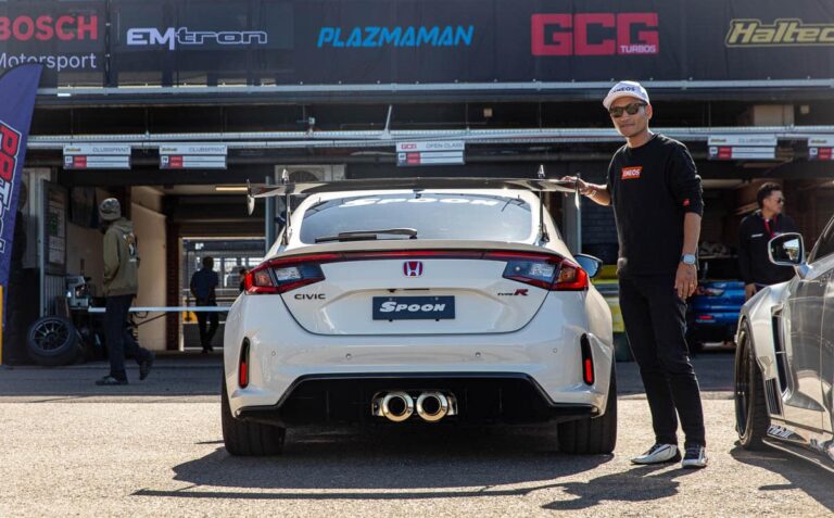 Dai Yoshihara with the JDMYard FL5 Civic Type R, 2024 World Time Attack Challenge