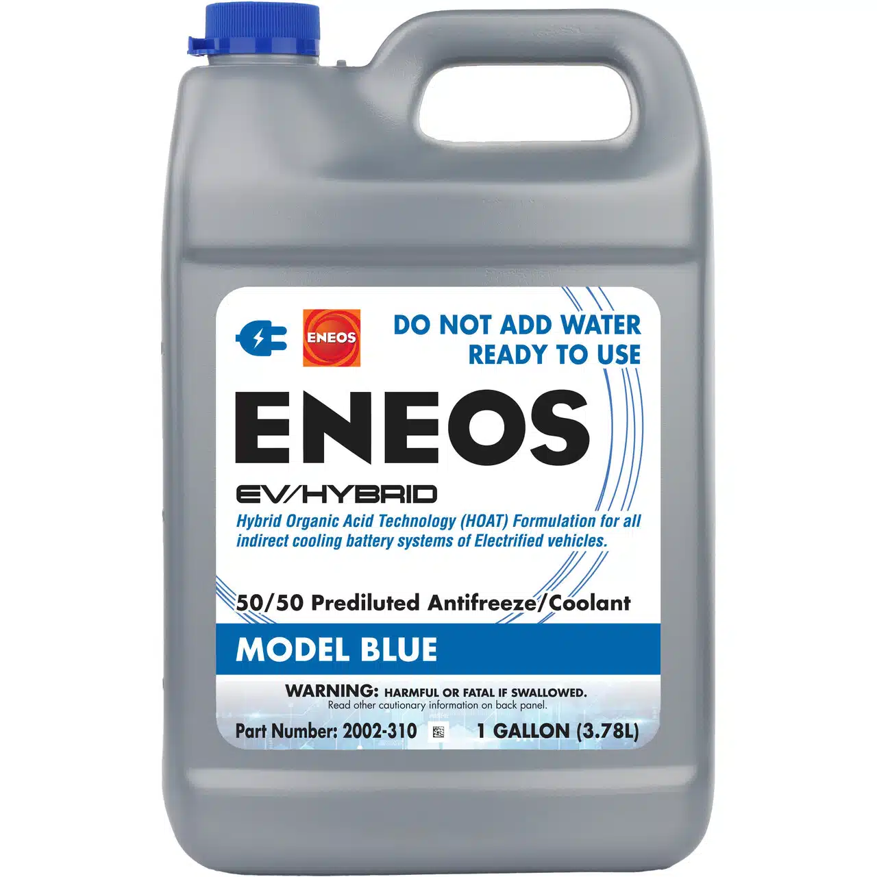 ENEOS EV HYBRID MODEL BLUE 1 GALLON-FRONT