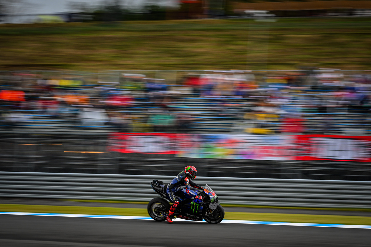 Quartararo during his Sprint at Mobility Resort Motegi, 2024 MotoGP Japan