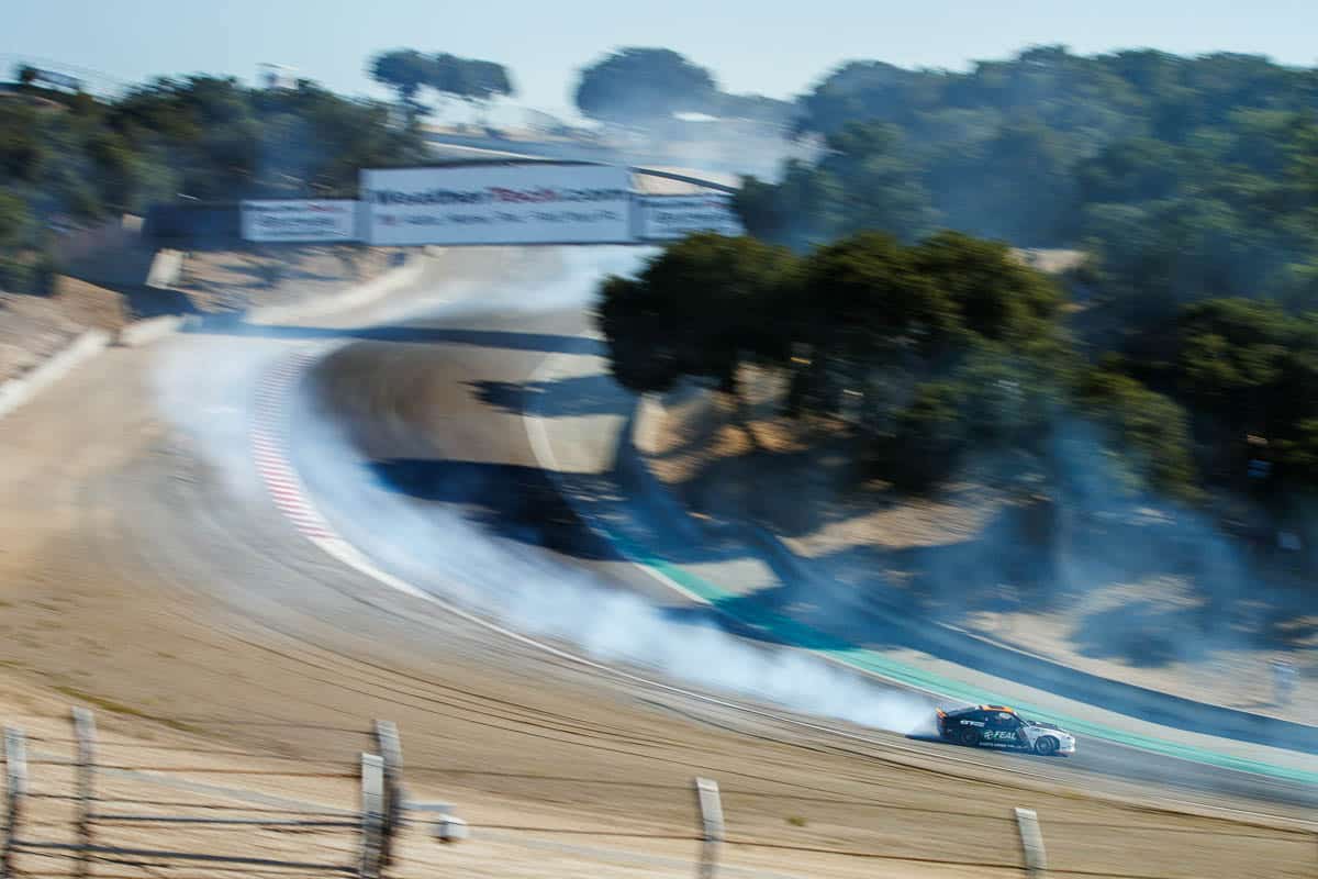 Bakchis tearing down the infamous Corkscrew, GridLife Laguna Seca 2024