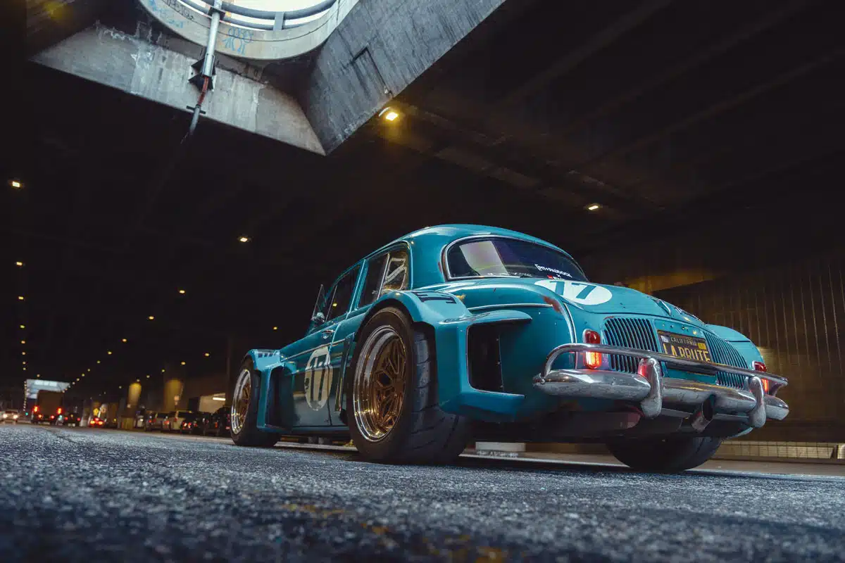 Justin Cashmore’s 1960 Renault Dauphine, Downtown Los Angeles, 2024 SEMA Show