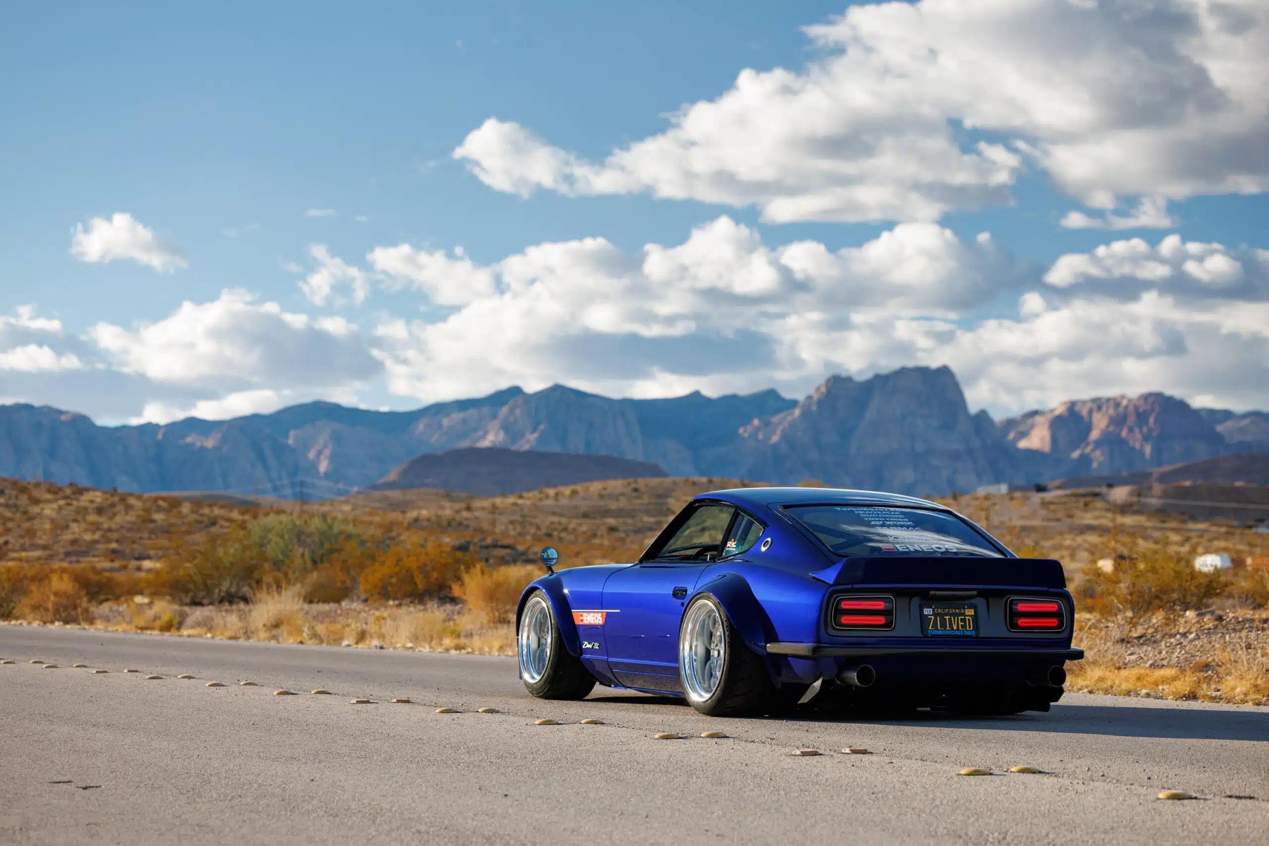 Stunning “Devil Z” 1971 Datsun 240Z, body work designed by Jon Sibal, 2024 SEMA Show