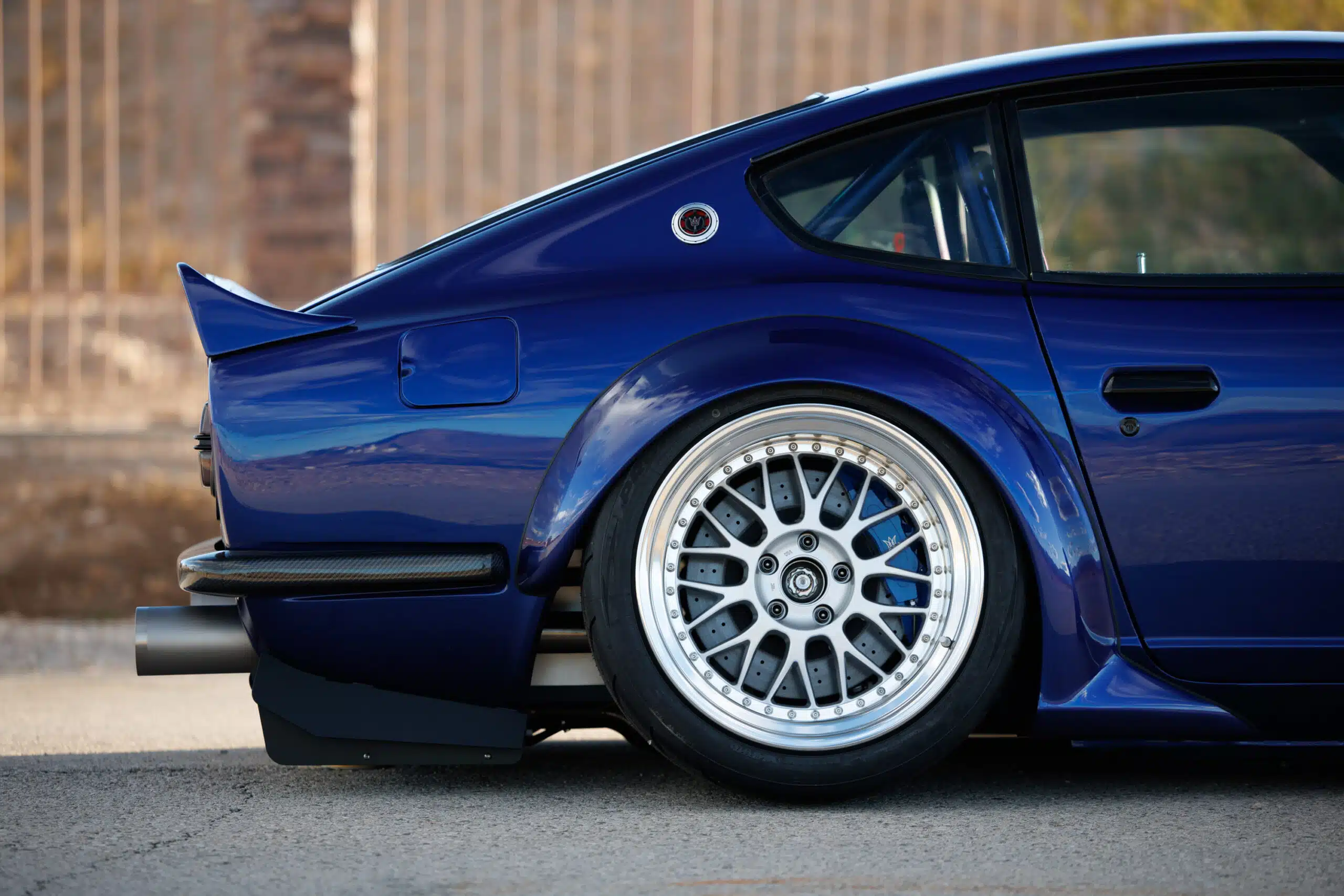 John Lau’s 1971 Datsun 240Z, rear fenders, 2024 SEMA Show