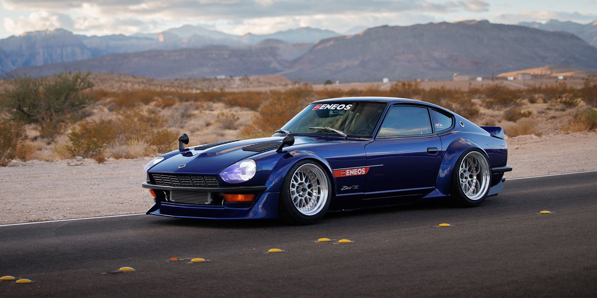 John Lau’s 1971 Datsun Z is one of the main feature vehicles at the ENEOS SEMA booth, 2024 SEMA Show