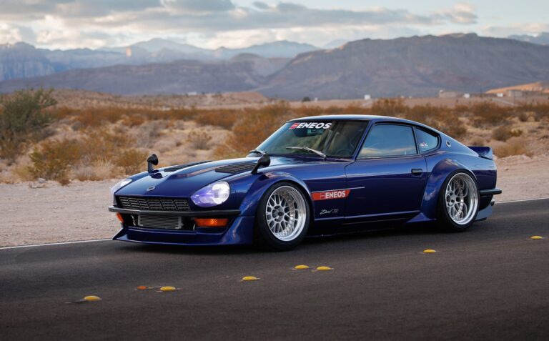 John Lau’s 1971 Datsun Z is one of the main feature vehicles at the ENEOS SEMA booth, 2024 SEMA Show