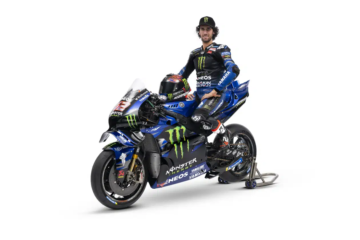 Rins and his Yamaha YZR-M1, Team ENEOS, 2025 MotoGP